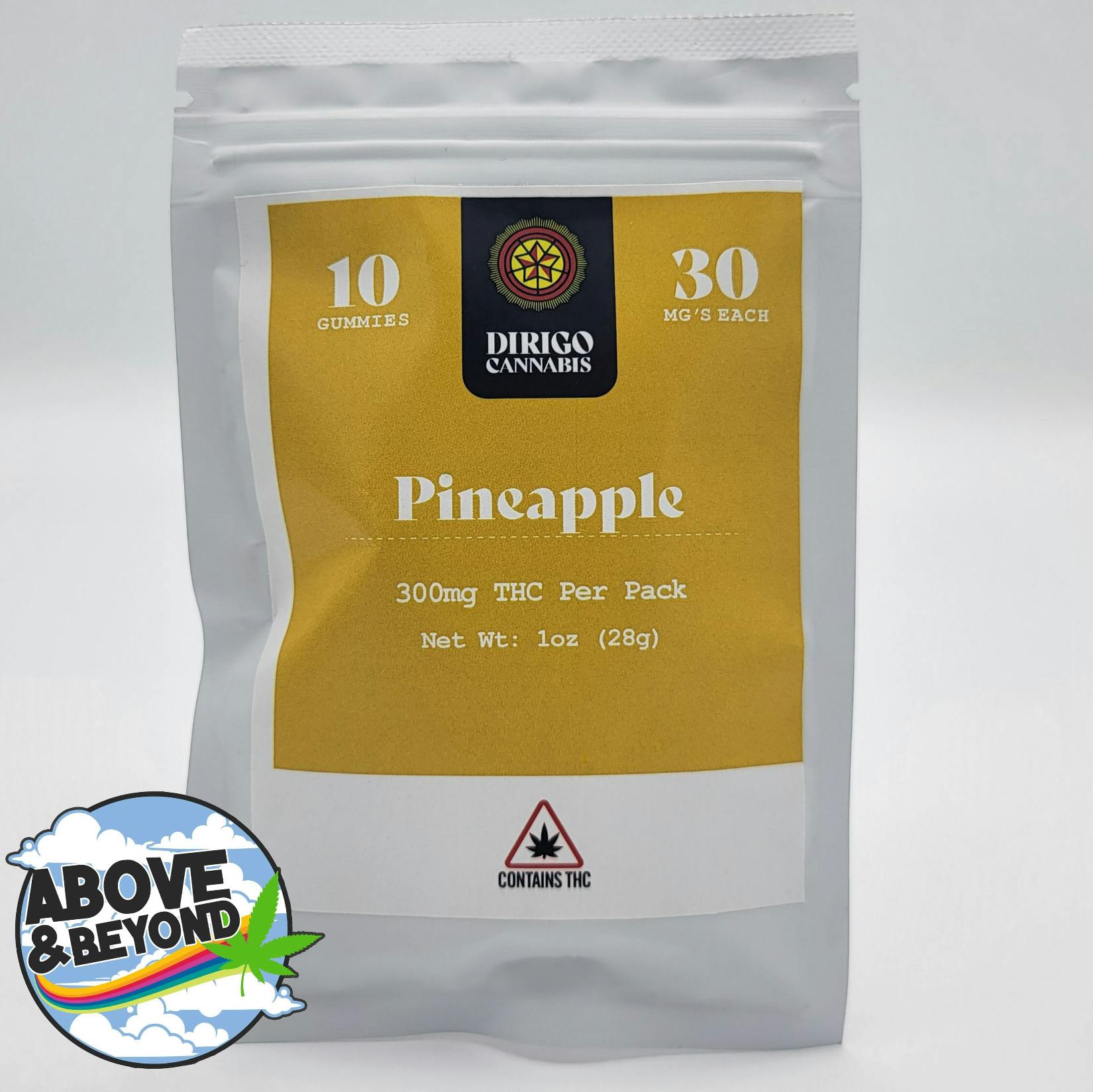 Dirigo - 300mg Full Spectrum Gummies - Pineapple