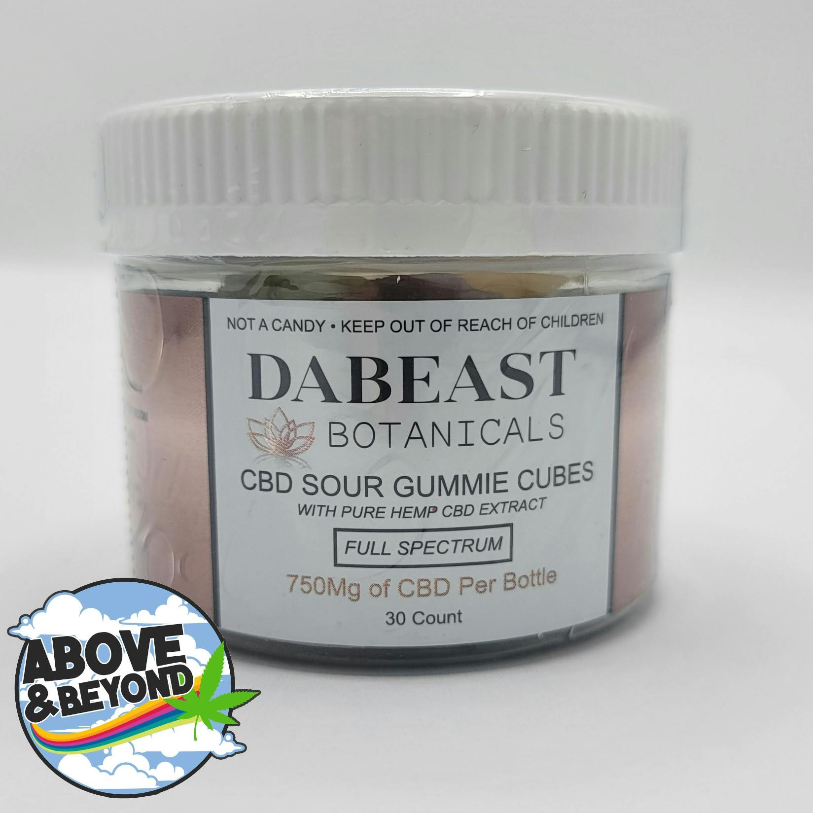 Dabeast - 750mg Sour CBD Gummies