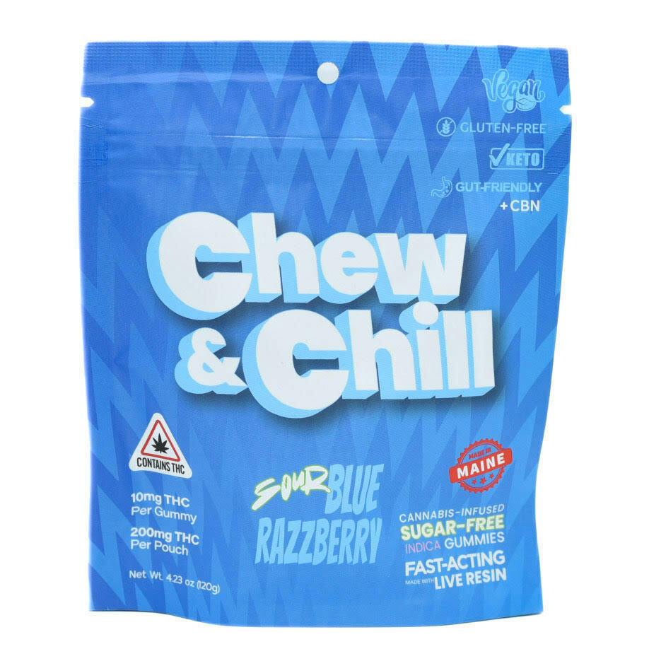 Sour Blue Raspberry Gummies | Gummies | 20pk | 10mg/ea