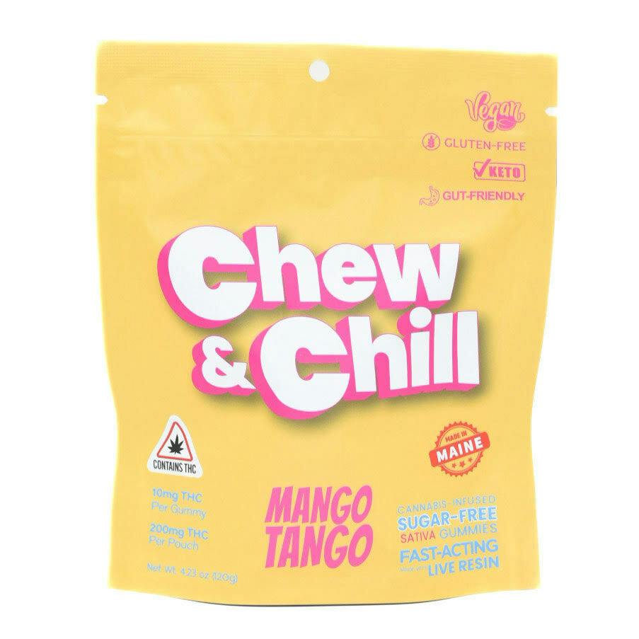 Chew & Chill - Mango Tango Sativa | Gummies | 20pk | 10mg/ea