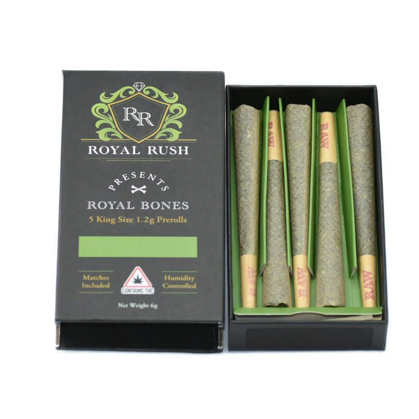 Royal Bones Pre-Roll 1.2g 5pk - Tokyo Drift (I) by Royal Rush