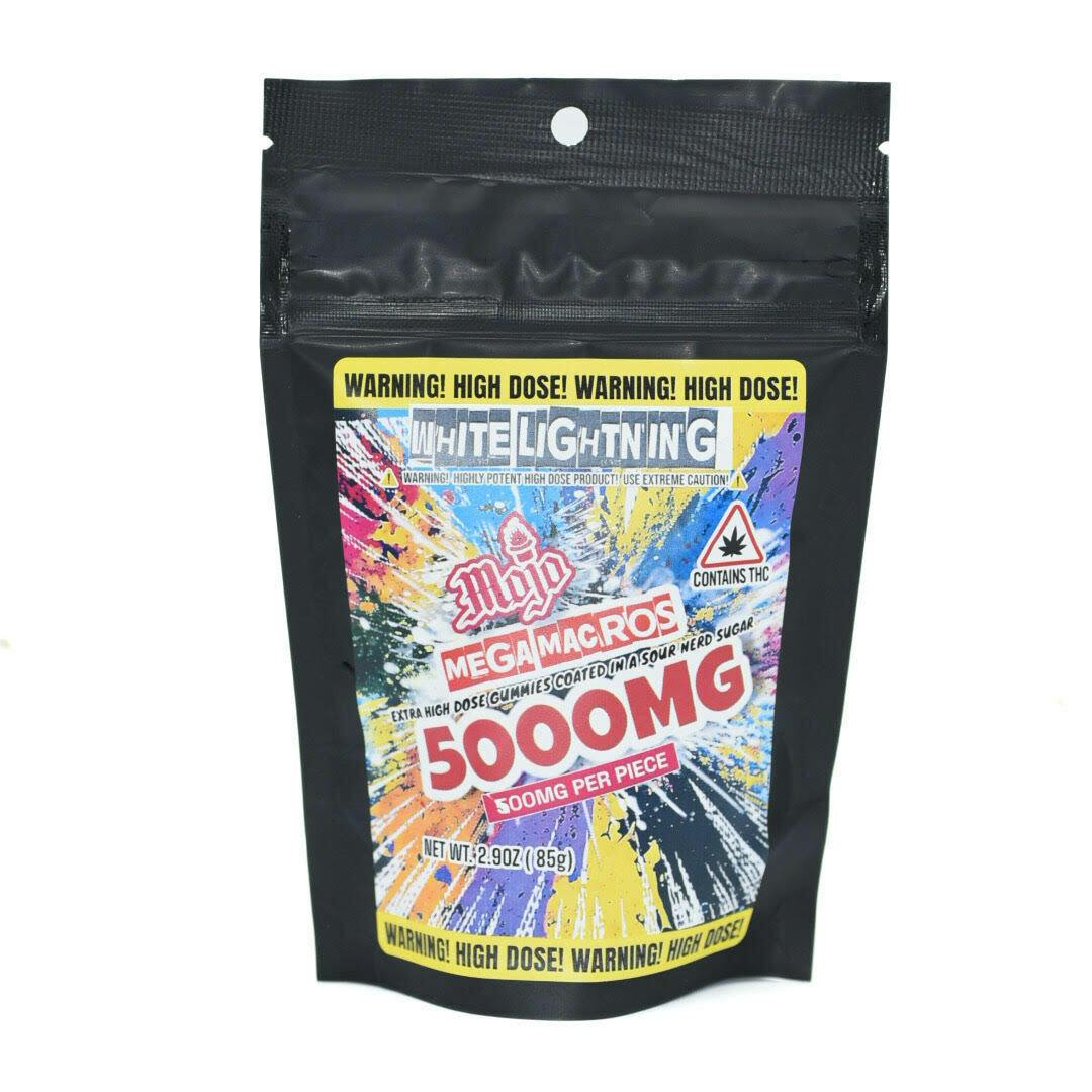 Mojo 5000mg Gummies - White Lightning