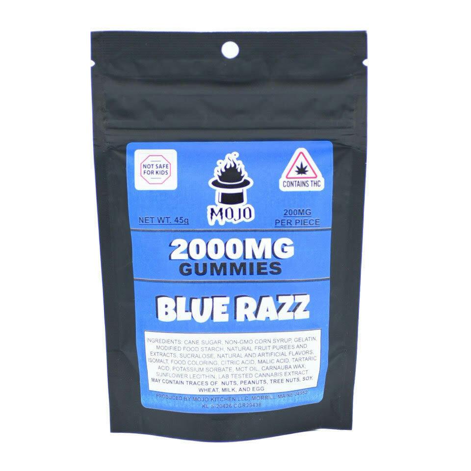 Mojo 2000mg Gummies - Blue Razz