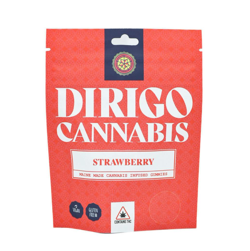 Dirigo - 500mg Full Spectrum Gummies - Strawberry | Gummies | 10pk | 50mg/e