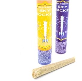 Blue Sky - SkyRocket Preroll 1.25g - Saturn Peaches Flower x The Upsetter Stardust (Sativa)