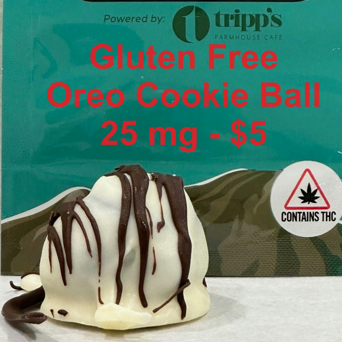 Oreo Cookie Ball - 25mg (Full Spectrum) at Above and Beyond Cannabis LLC Medical Marijuana Dispensary