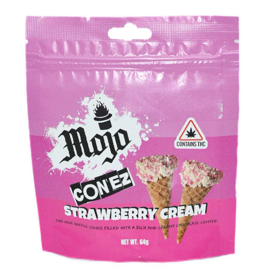 Mojo - Strawberry Cream Cones (500mg)