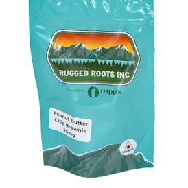 Rugged Roots+Tripp's | Fresh Baked Peanut Butter Chocolate Chip Brownie