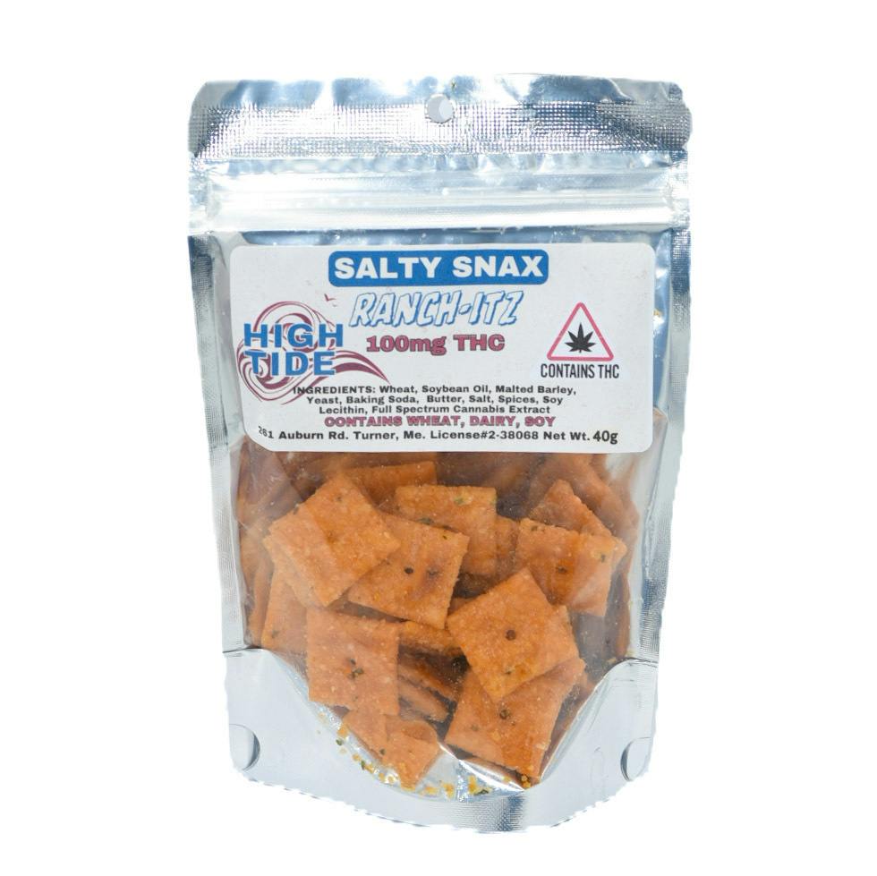Ranch-Itz Salty Snax | 100mg/ea by High Tide