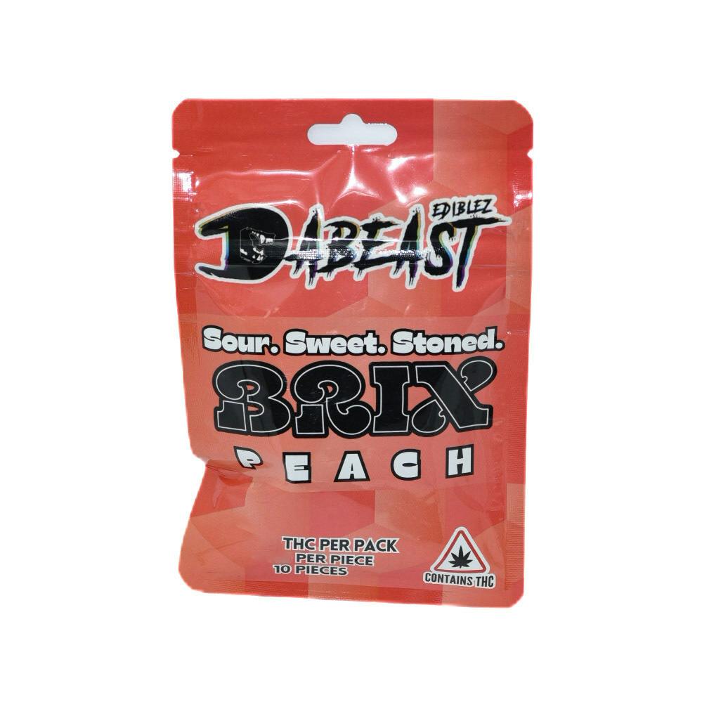 Dabeast Edibles - 10mg Brix - Peach