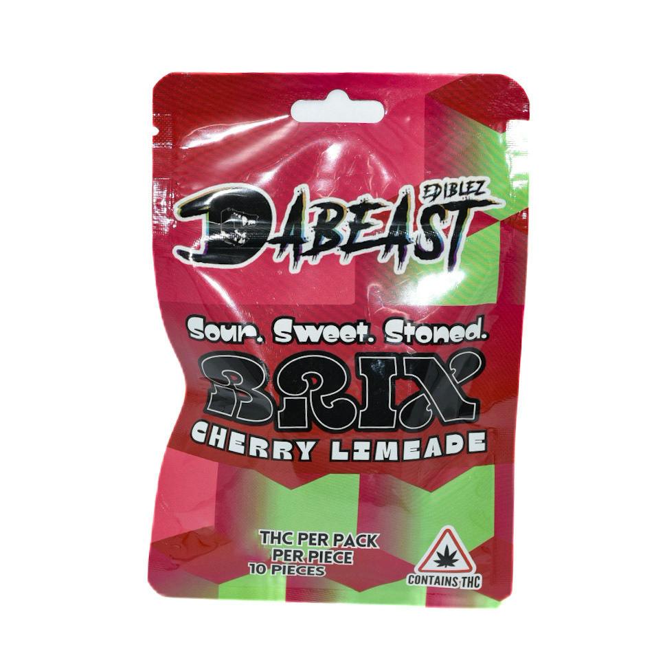 Dabeast Edibles - 10mg Brix - Cherry Limeade