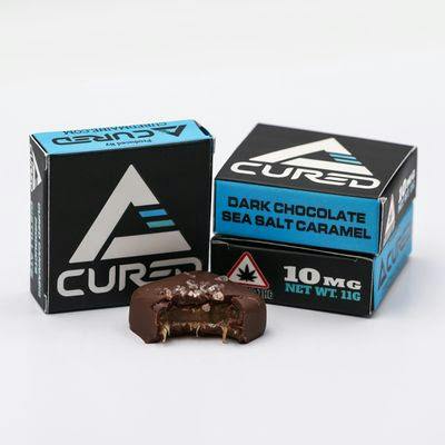 Single - Dark Chocolate Sea Salt Caramel by Cured