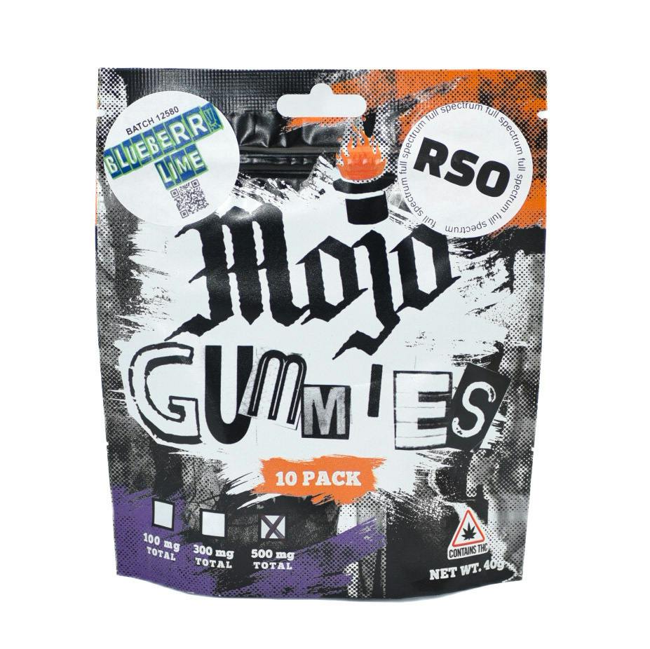 Mojo: RSO 500mg Gummies - Blueberry Lime