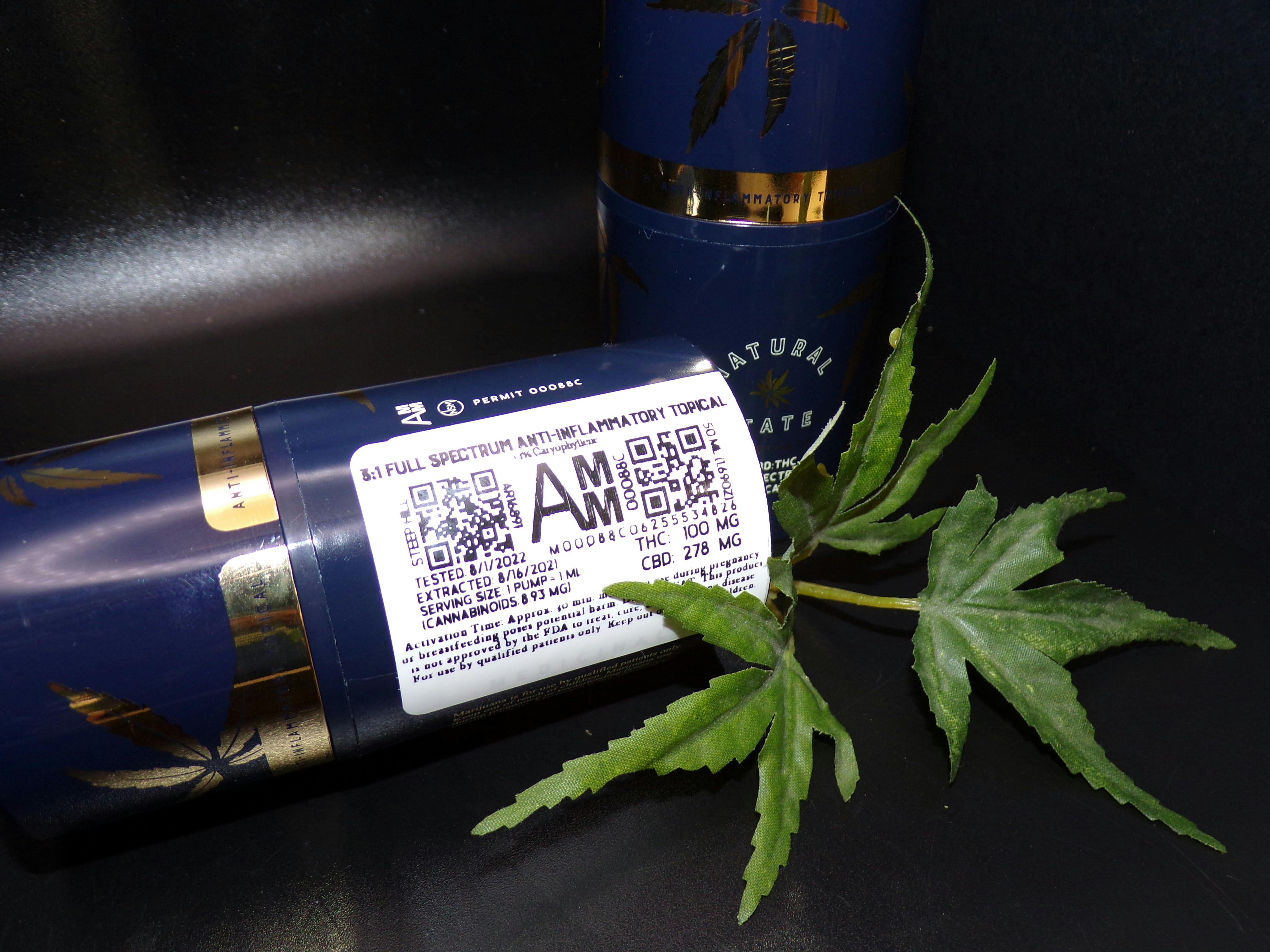 Natural State Medicinals - 3:1 Full Spectrum Anti-Inflammatory Topical