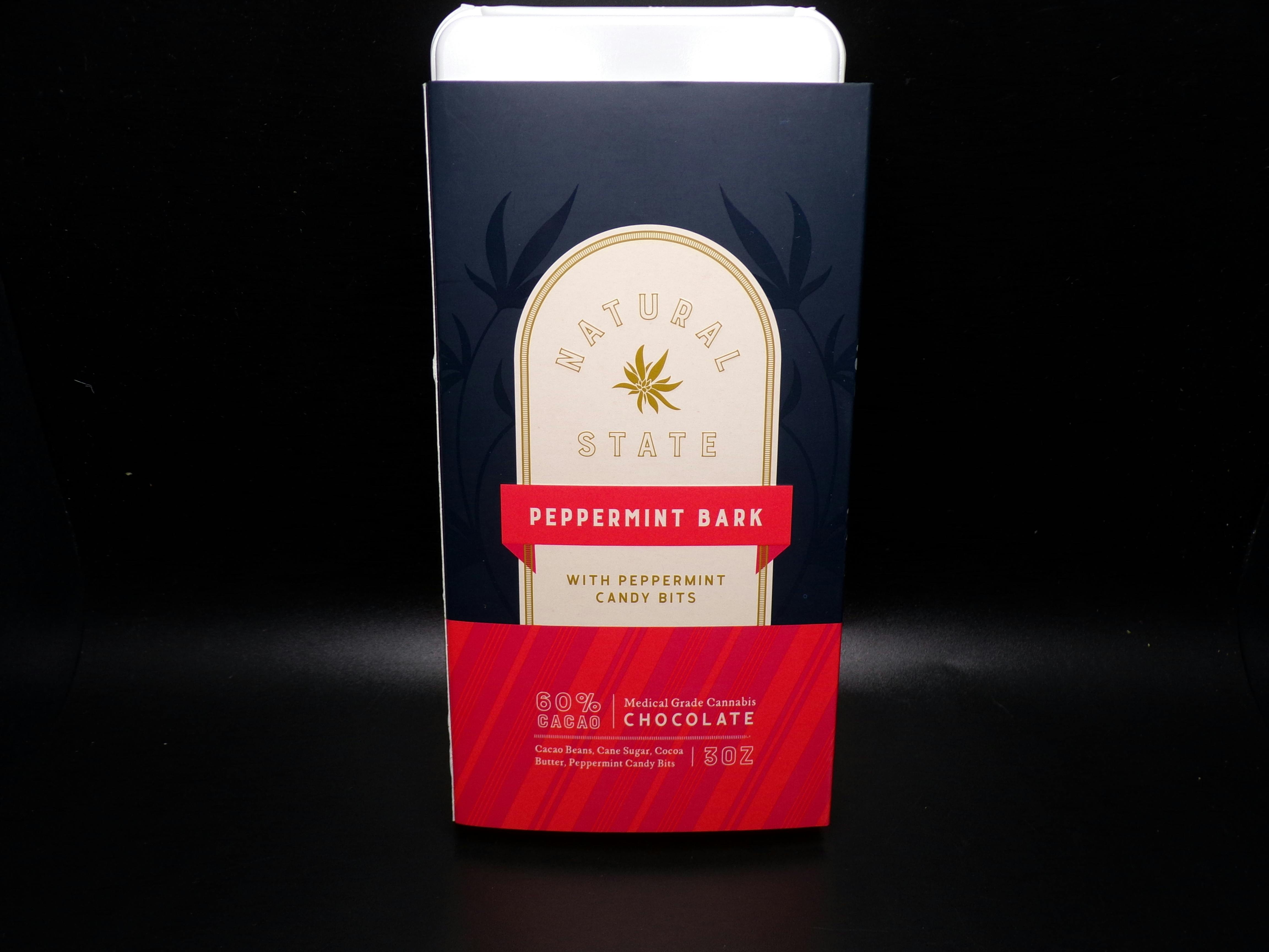 Natural State Medicinals - 200mg Peppermint Dark Chocolate Bark