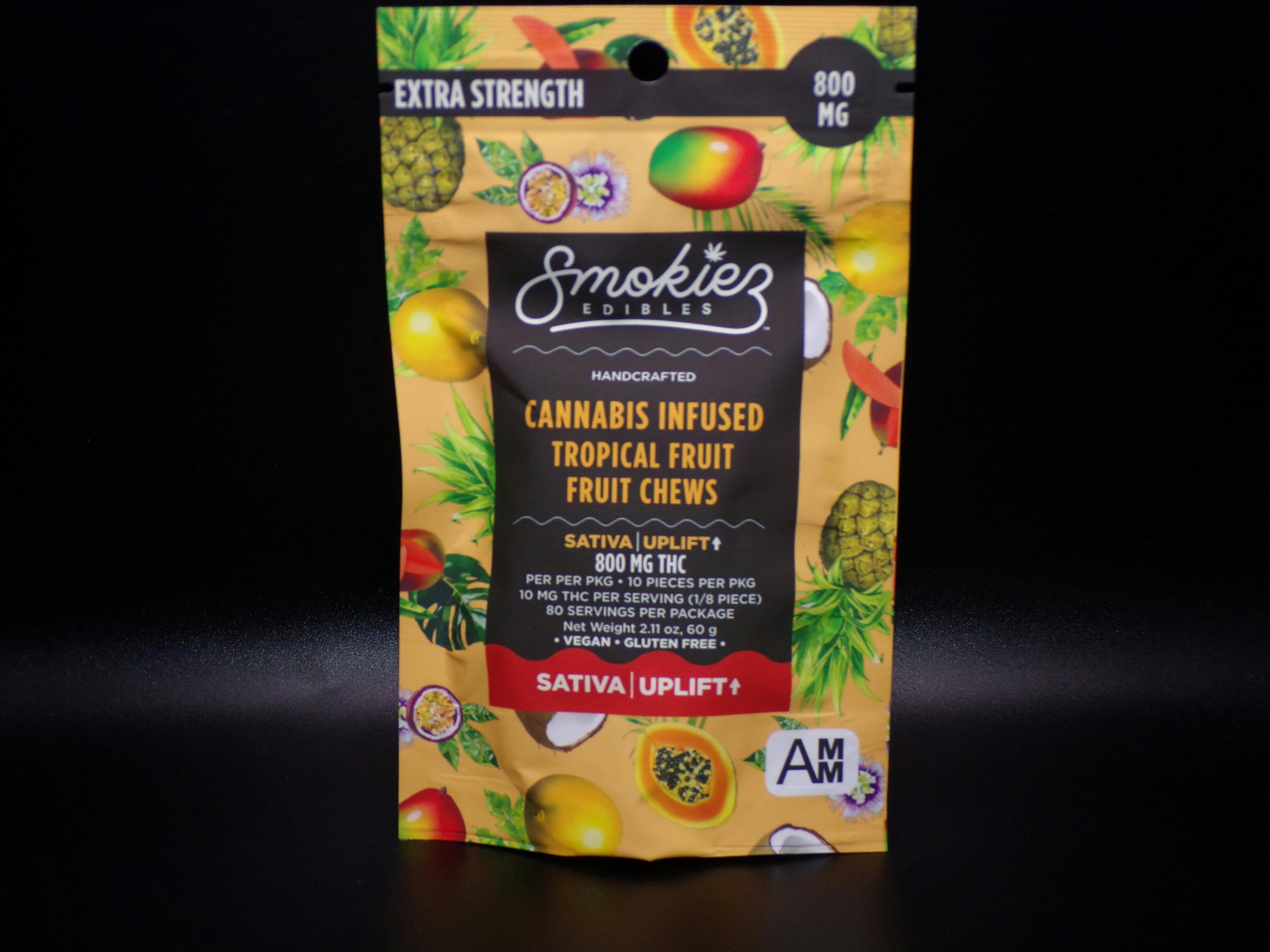 Tropical Fruit Gummies | 800mg | 10ct | 80mg/ea
