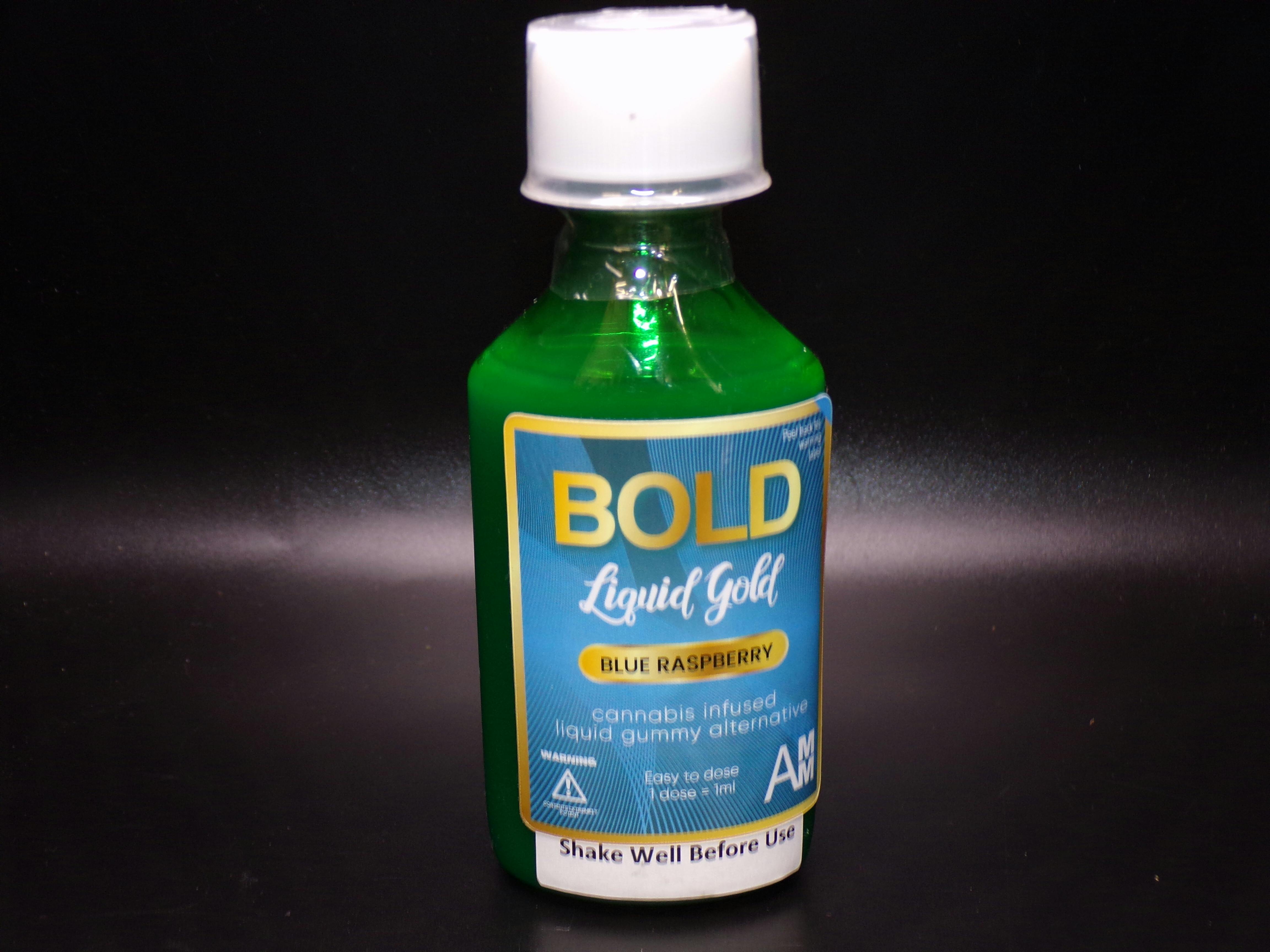 BOLD - 700mg Blue Raspberry Liquid Gold Syrup
