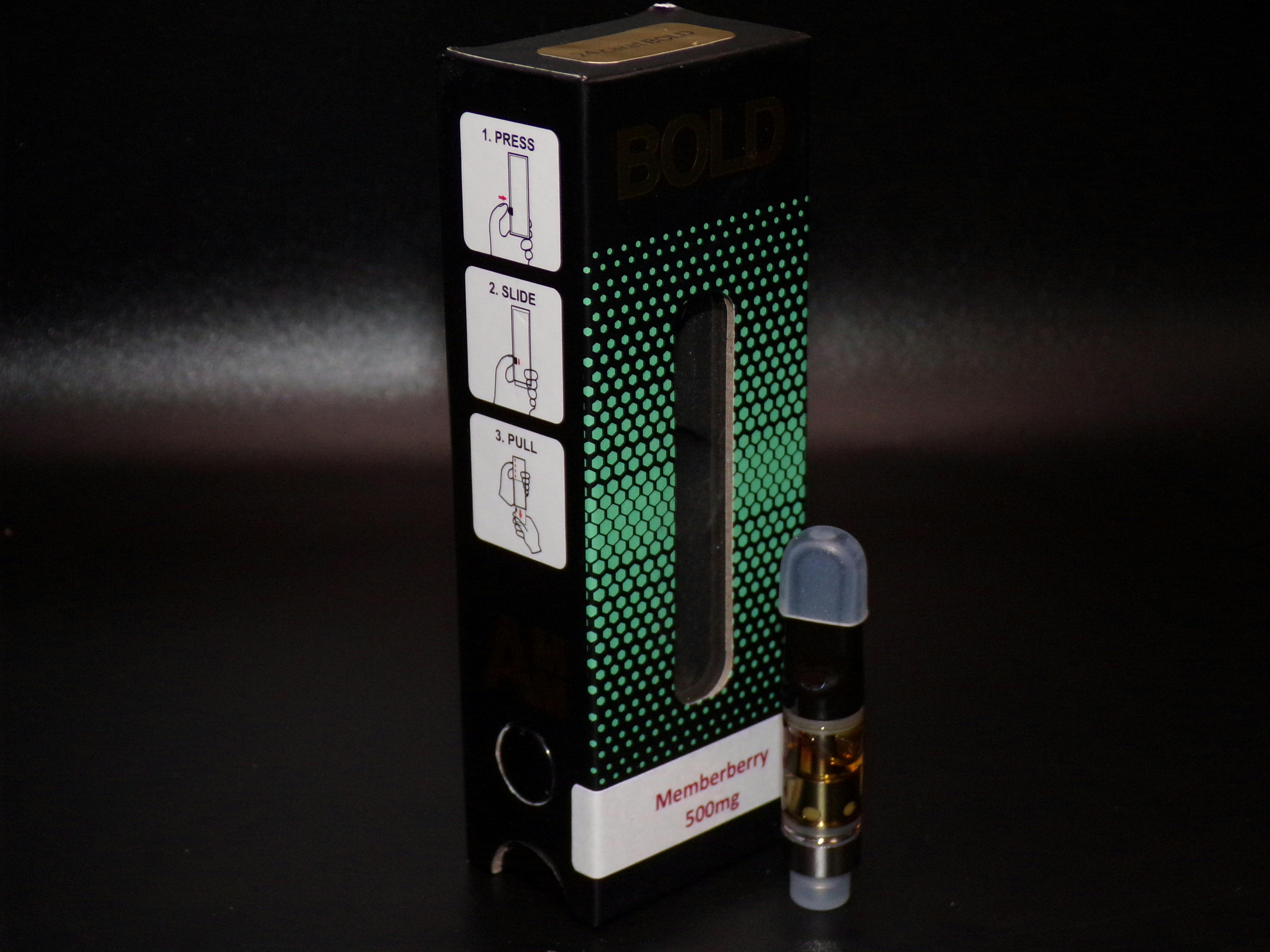 BOLD - 24k Member Berry Distillate Vape .5g