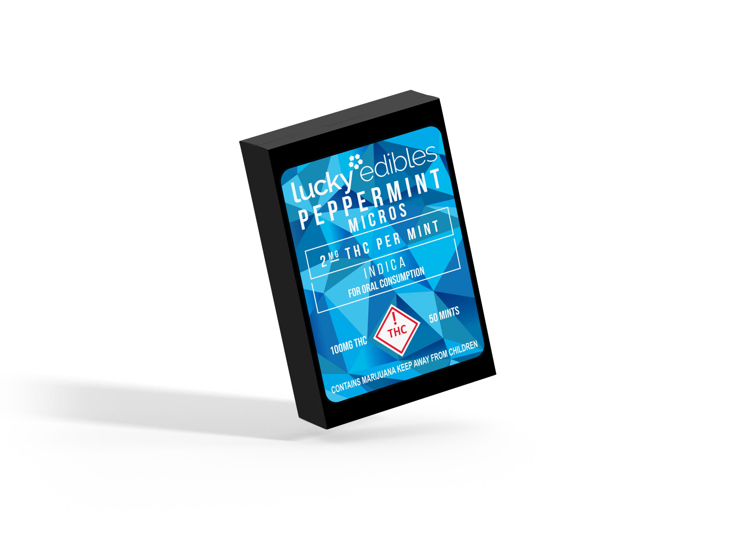 Lucky Edibles | Peppermint Mints 2mg | 100mg