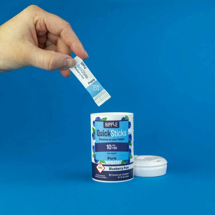 Ripple | Blueberry Pom Quickstik Pure | 100mg