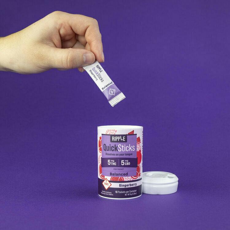 Ripple | Gingerberry Quickstik CBD 1:1 | 100mg
