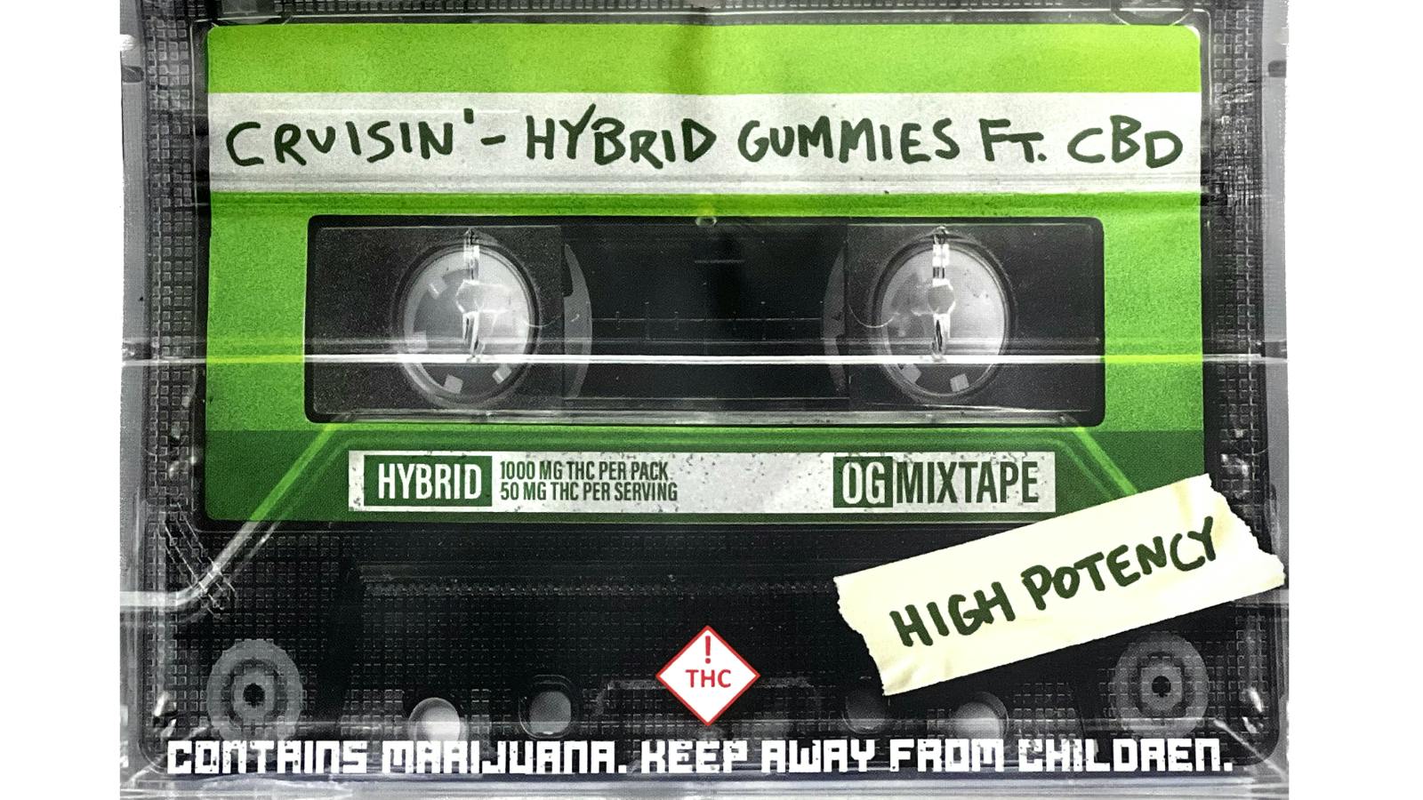 Cruisin' - Hybrid Gummies Ft. CBD (1000mg)