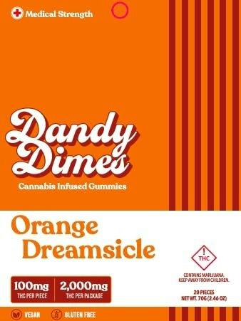Orange Dreamsicle Gummies | Gummies | 20pk | 100mg/ea