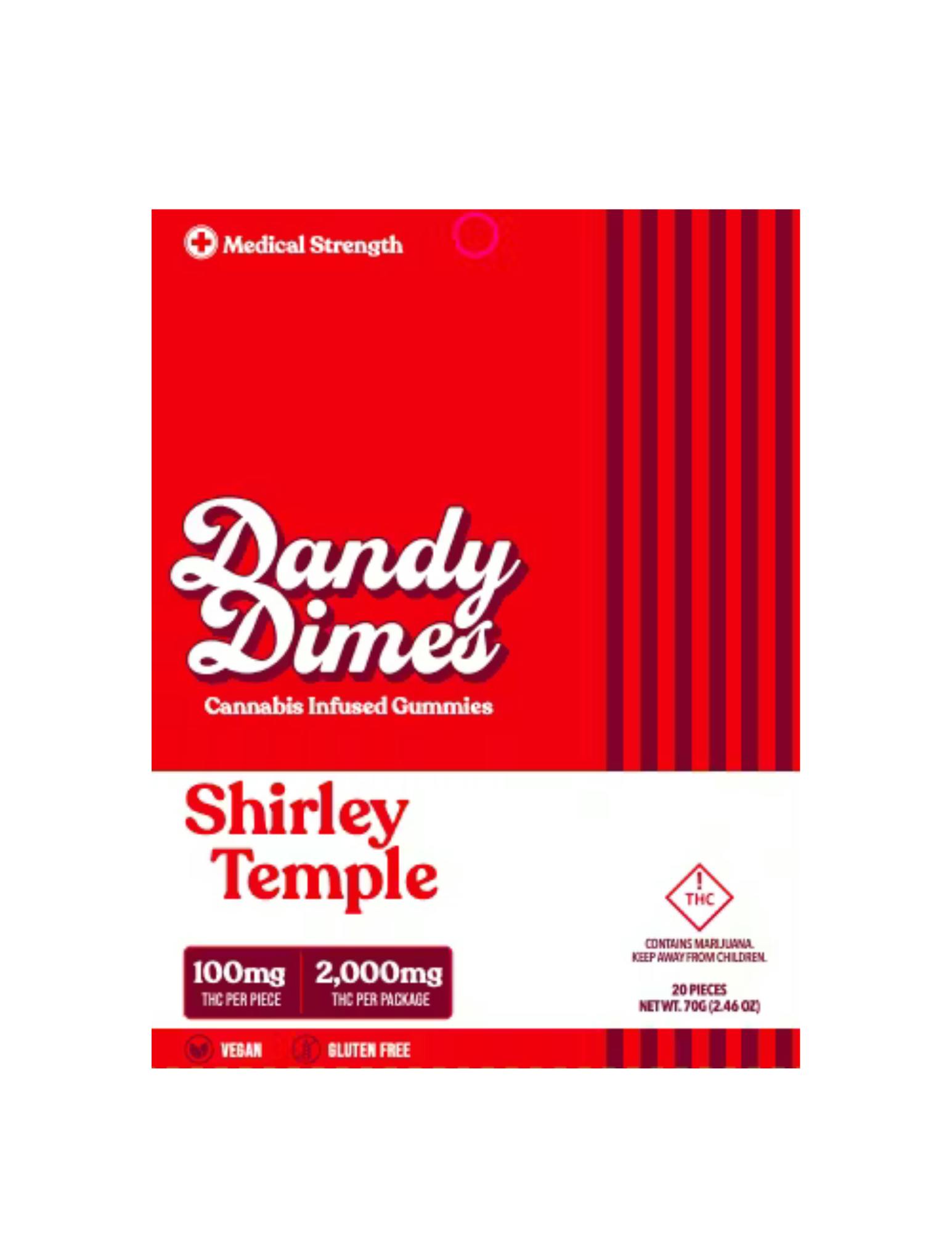 Shirley Temple Gummies | Gummies | 20pk | 100mg/ea