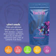 Blueberry Swirl Flavor - "Twists" Cartridge (1000mg) - by Oil®