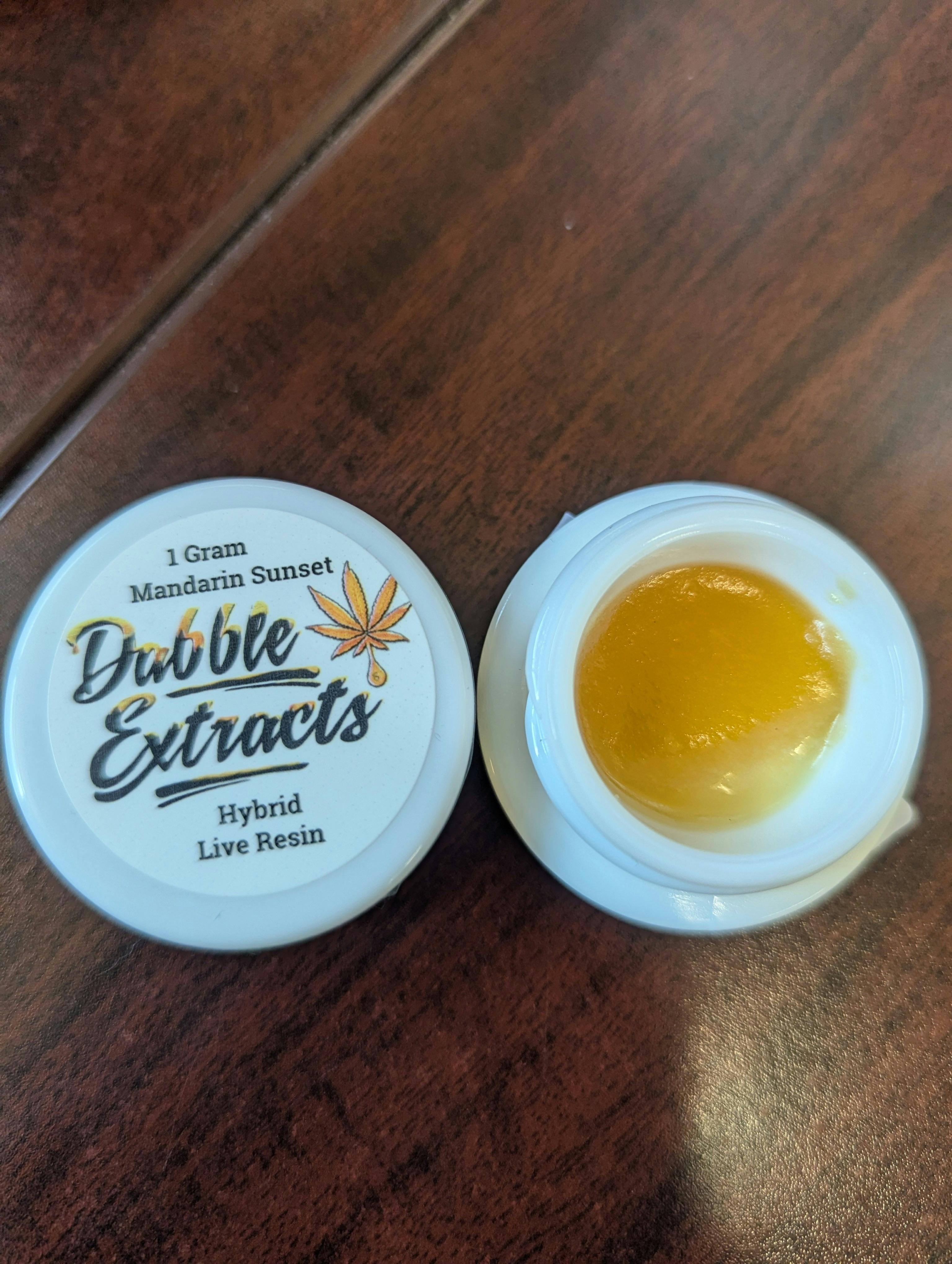 Dabble Extracts Live Resin - Mandarin Sunset