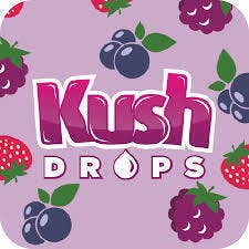Kush Drops Blazed Berry gummies. 1000mg THC per pack!
