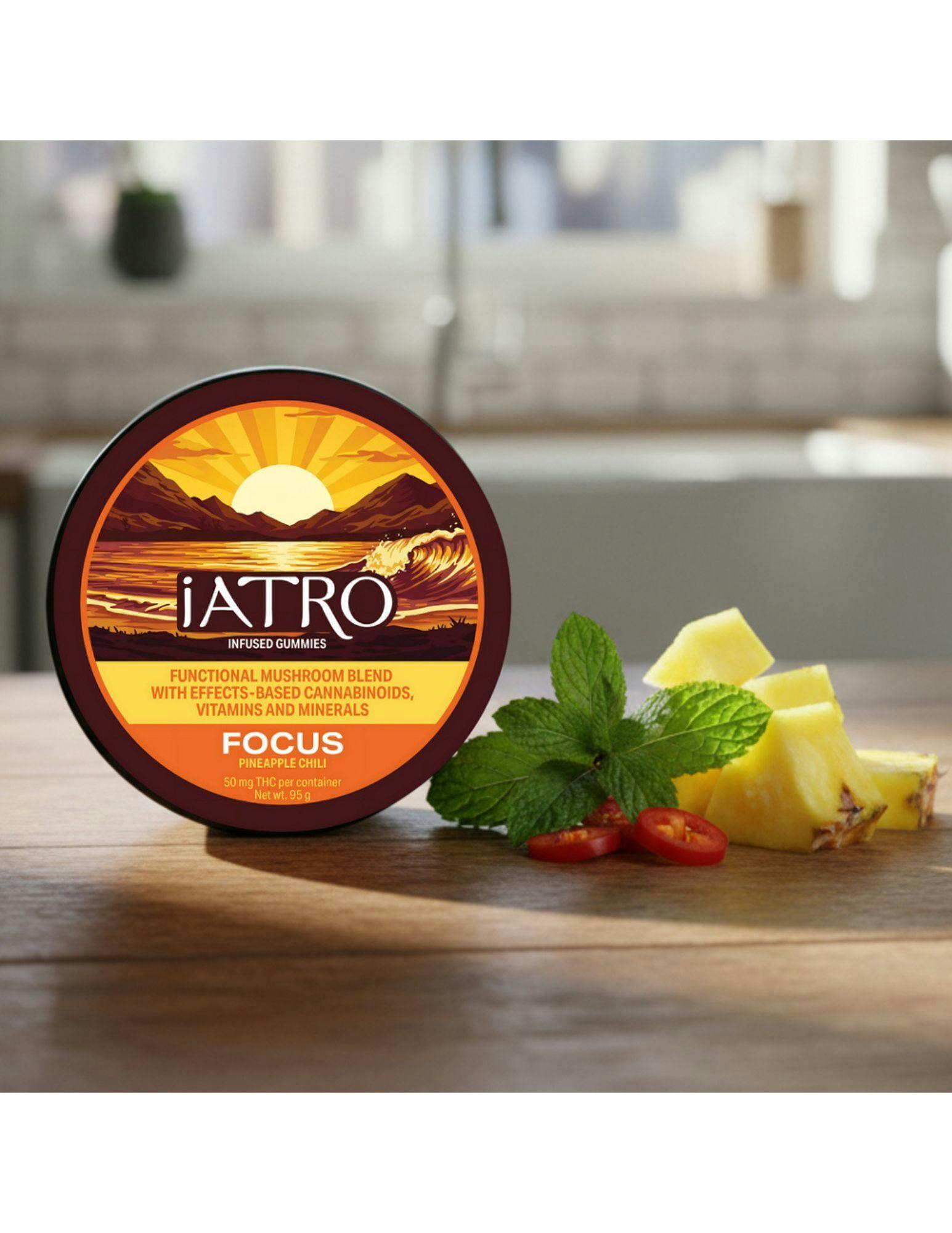 Iatro Focus- Pineapple Chili 50mg cannabis product