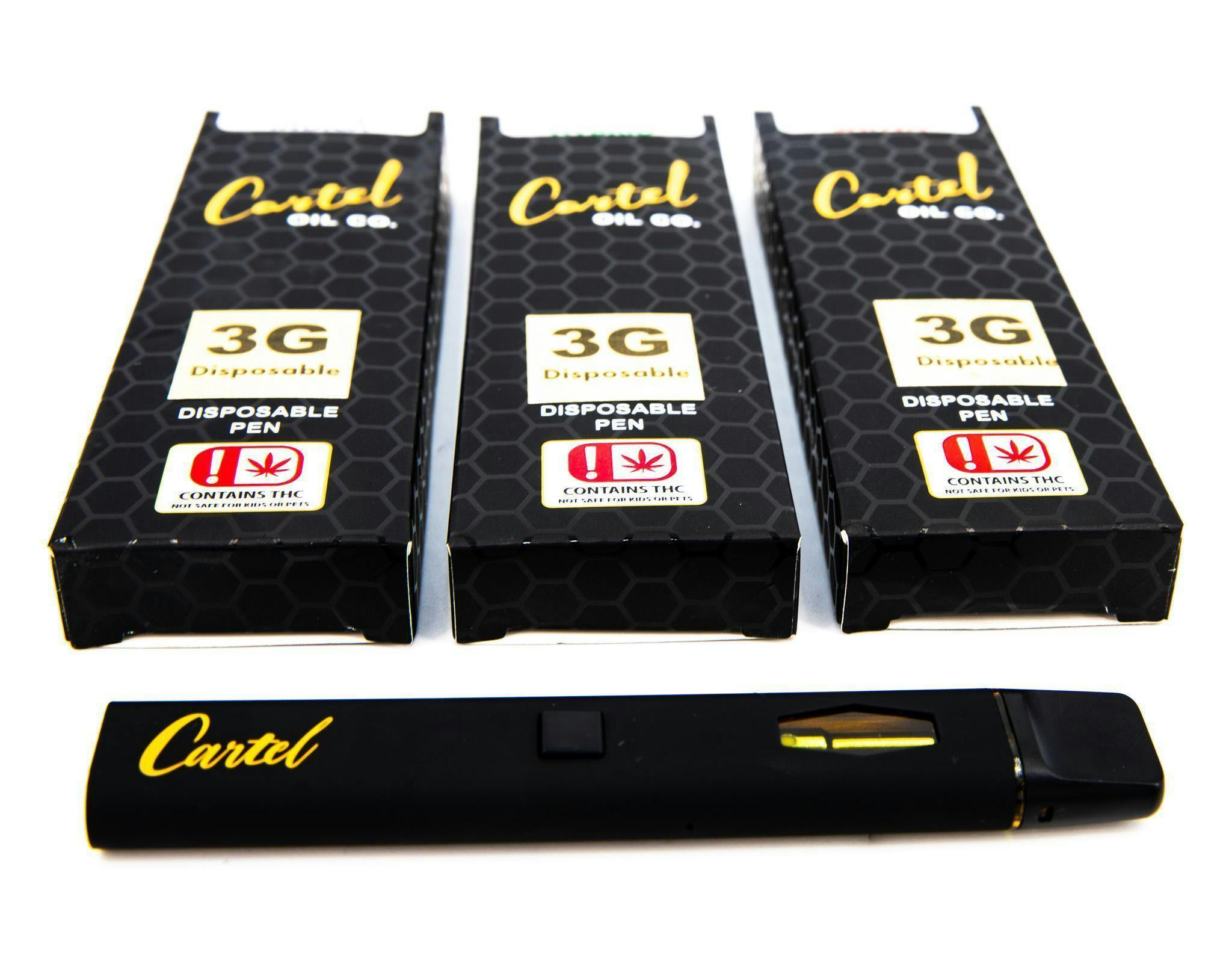 Cartel Oil Co | Strawberry Cough | Disposable | 3g