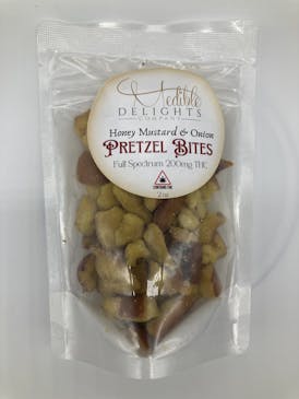 Medible Delights - Honey Mustard & Onion Pretzel Bites (200mg)