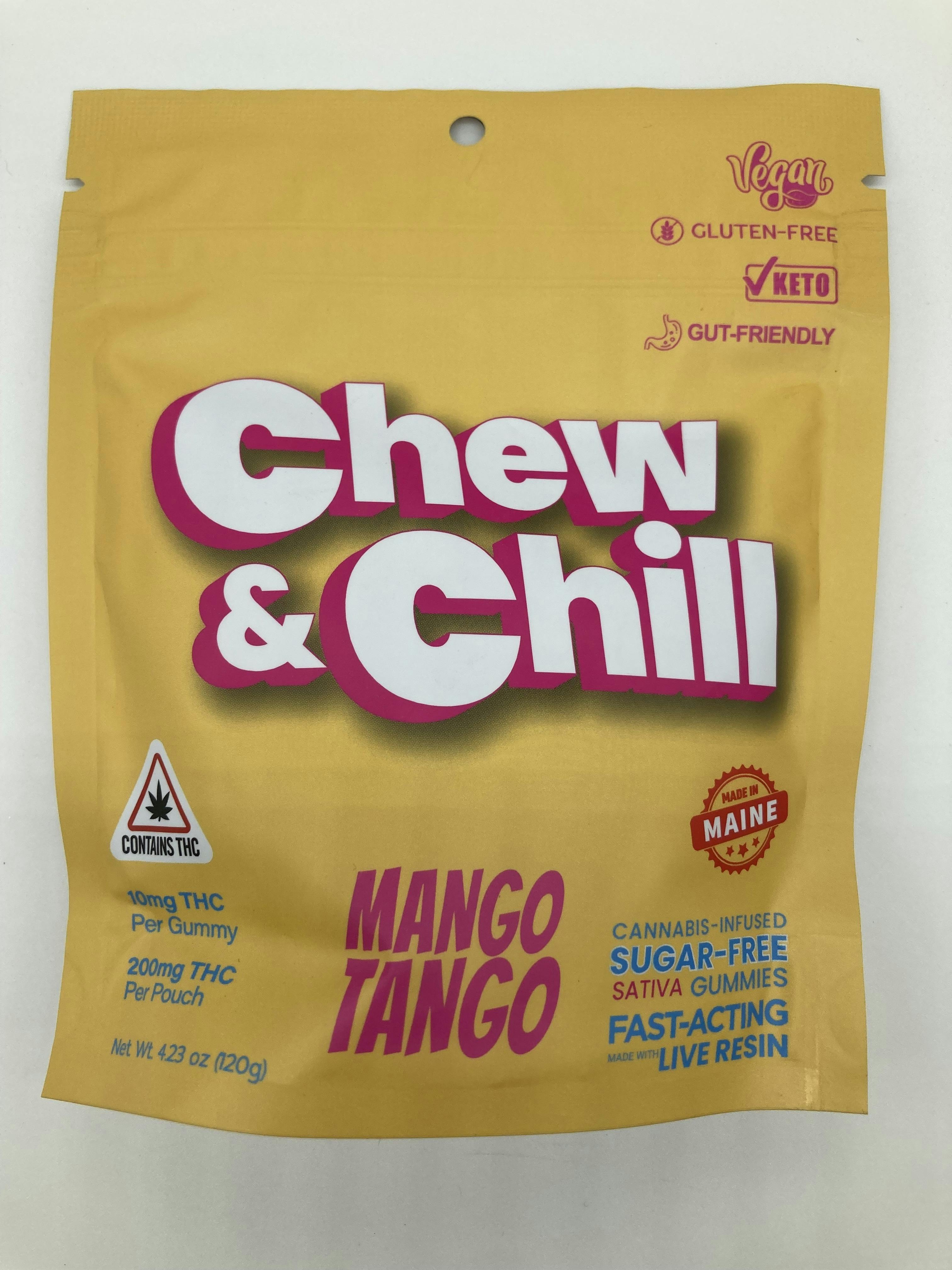 Chew & Chill - Mango Tango Sativa | Gummies | 20pk | 10mg/ea