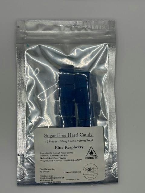 100mg Sugar Free Hard Candy, Blue Raspberry