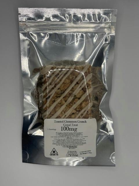 100mg Toasted Cinnamon Crunch Cereal Treat