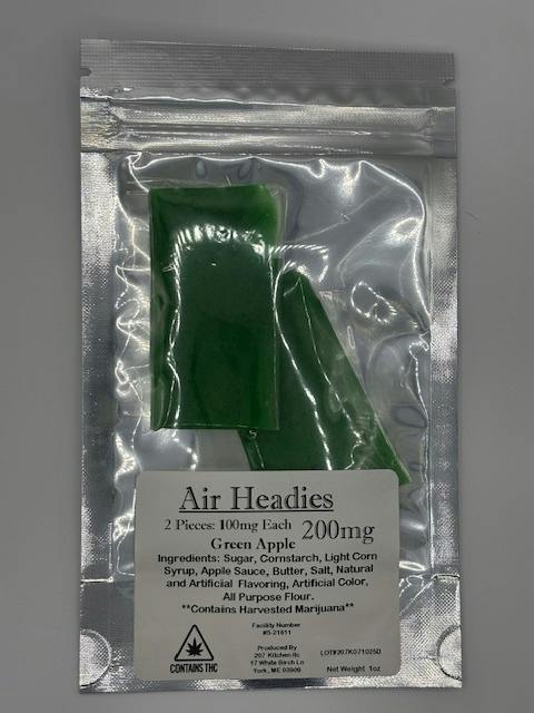 200mg Headies, Green Apple