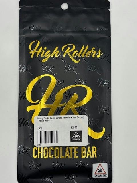 Indica Rosin Chocolate Bar | Chocolates | 100mg/ea