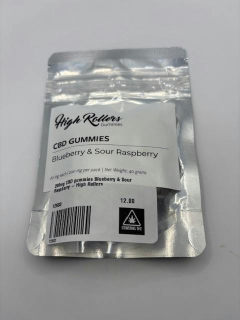 Blueberry & Sour Raspberry CBD Gummies | Gummies | 10pk
