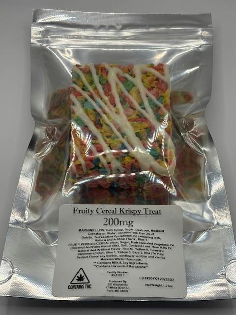 200mg Fruity Cereal Krispy Treat
