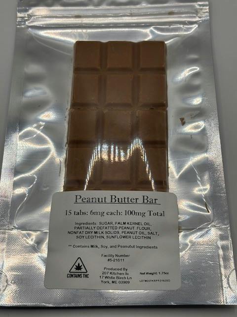 100mg Peanut Butter Bar