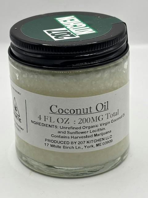 200mg Coconut Oil Jar (4 fl oz)