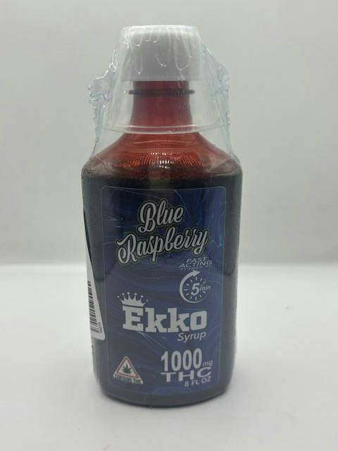 EkkoEssence | Blue Raspberry | Syrup | 1000mg | 8 fl oz by EkkoEssence