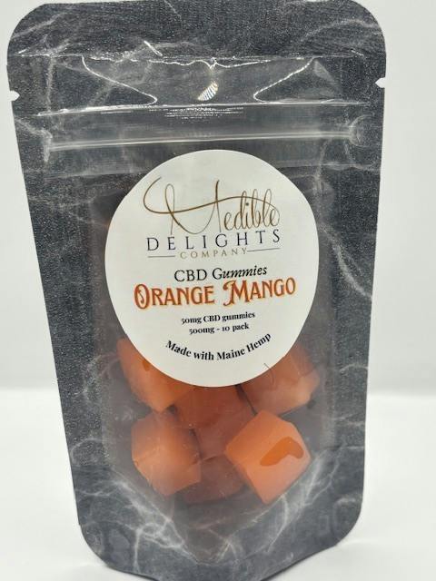 500mg Orange Mango CBD Gummies
