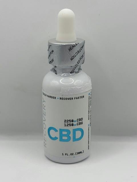 2250mg CBD / 1250mg CBG Recovery Tincture