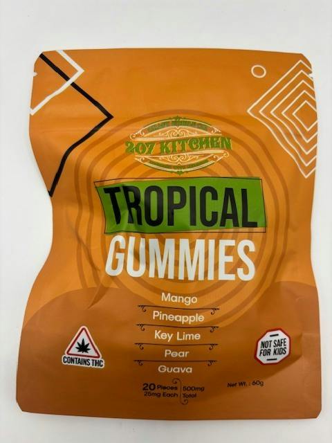 500mg Tropical Gummies (20) 25mg