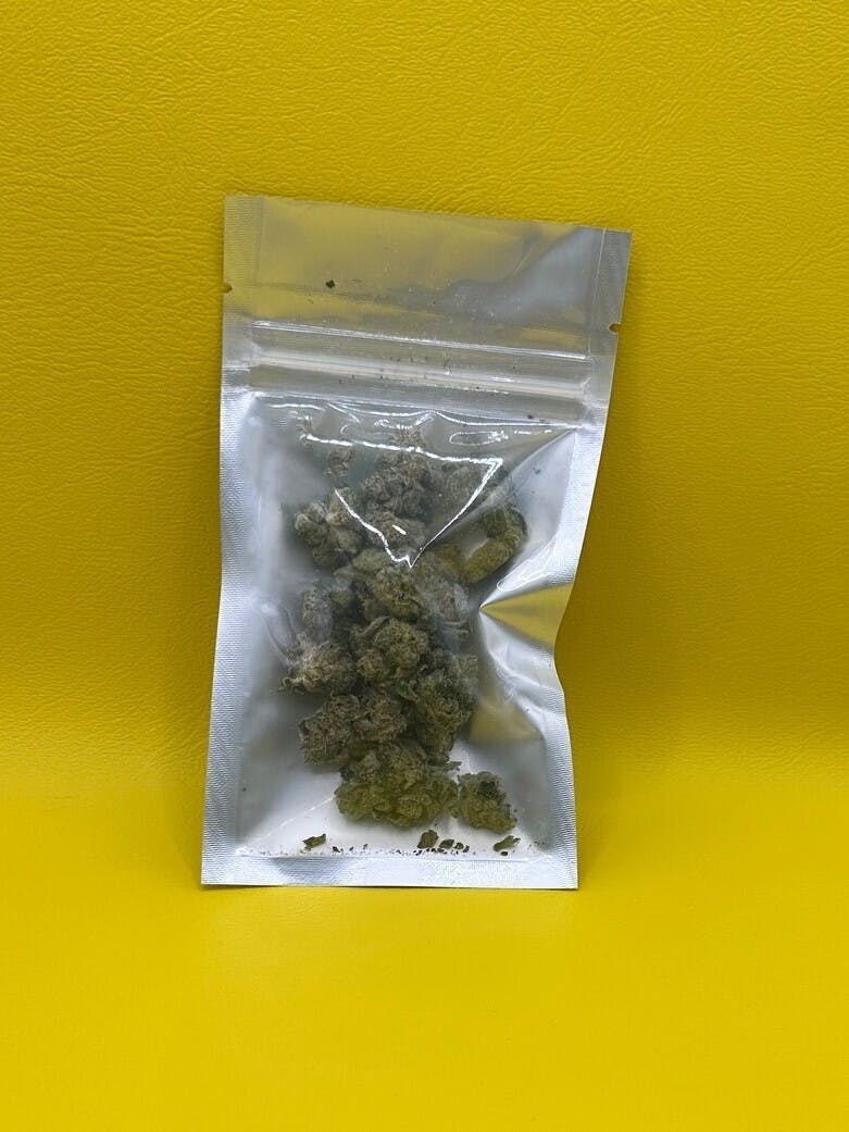 AuB, Purple Berry Kush, popcorn 3.5g Indica at The Knotty Puffin