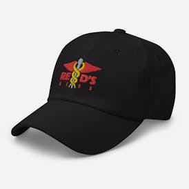 Red's Meds Baseball Hat Black