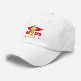 Red's Meds Baseball Hat White